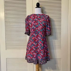 Rixo for Target Floral Ruffle Mini Dress